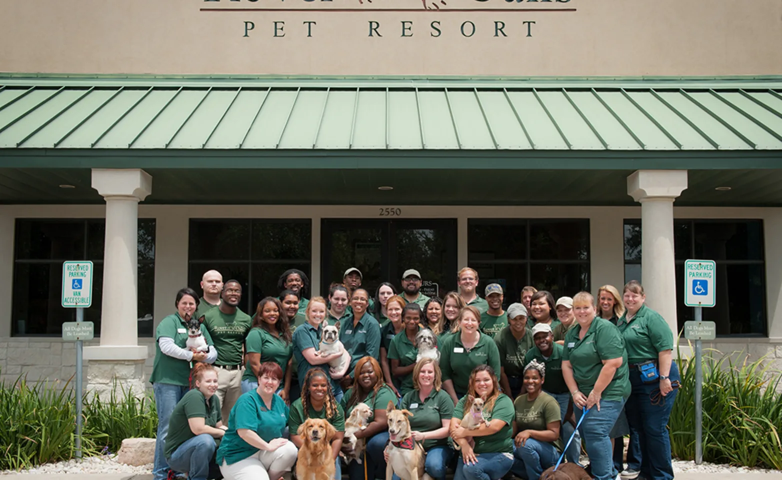 Staff at Rover Oaks Pet Resort